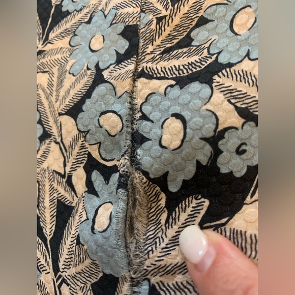 Rebecca Taylor 3/4 sleeve floral size 6 women’s top, 100% silk, FLAW (Q) - Picture 7 of 7